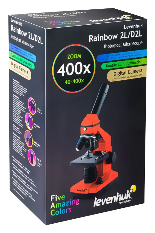 image Levenhuk Rainbow D2L 0.3M Digital Microscope, Moonstone,  12