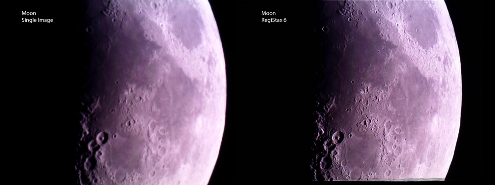 The Moon comparison The Moon comparison