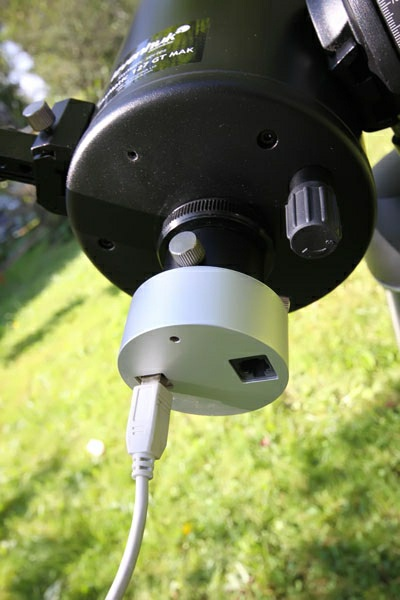 Levenhuk SkyMatic 127 GT MAK Review - the telescope camera mounting options for taking pictures of the Moon and planets