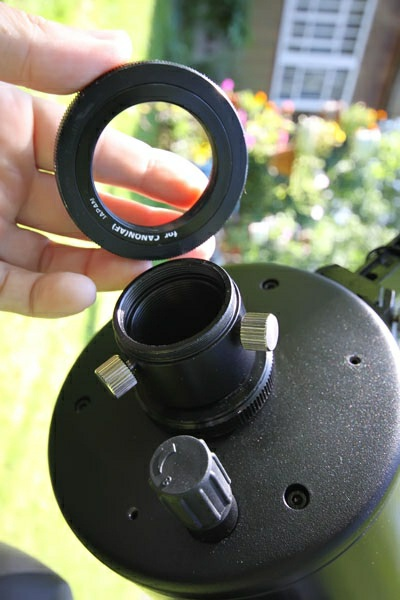 Levenhuk SkyMatic 127 GT MAK Review - adapter