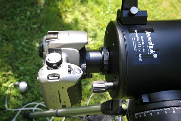 Levenhuk SkyMatic 127 GT MAK Review - adapter