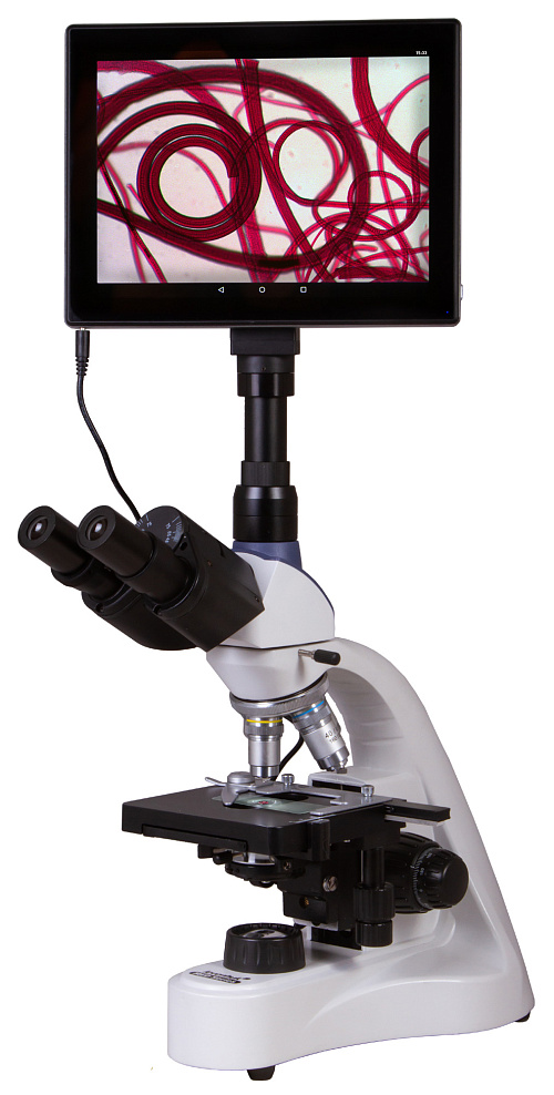 image Levenhuk MED D10T LCD Digital Trinocular Microscope